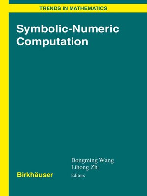 cover image of Symbolic-Numeric Computation